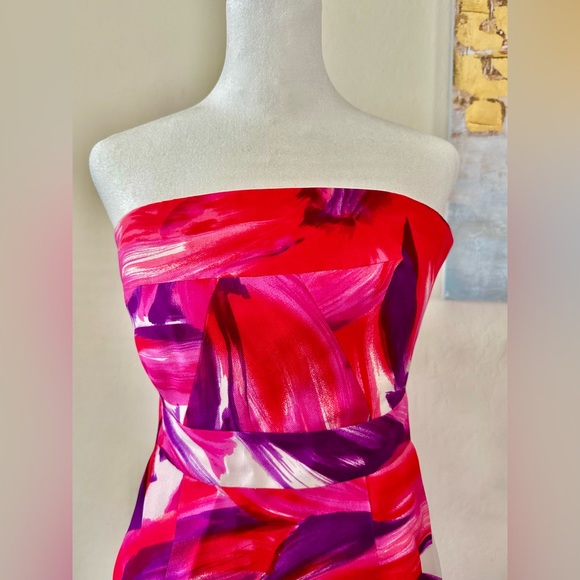 NWT J. Crew Floral Strapless Dress Retail $850 - Picture 2 of 5